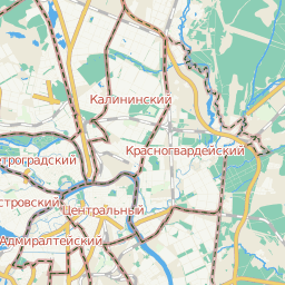 Карта Санкт-Петербурга 2023